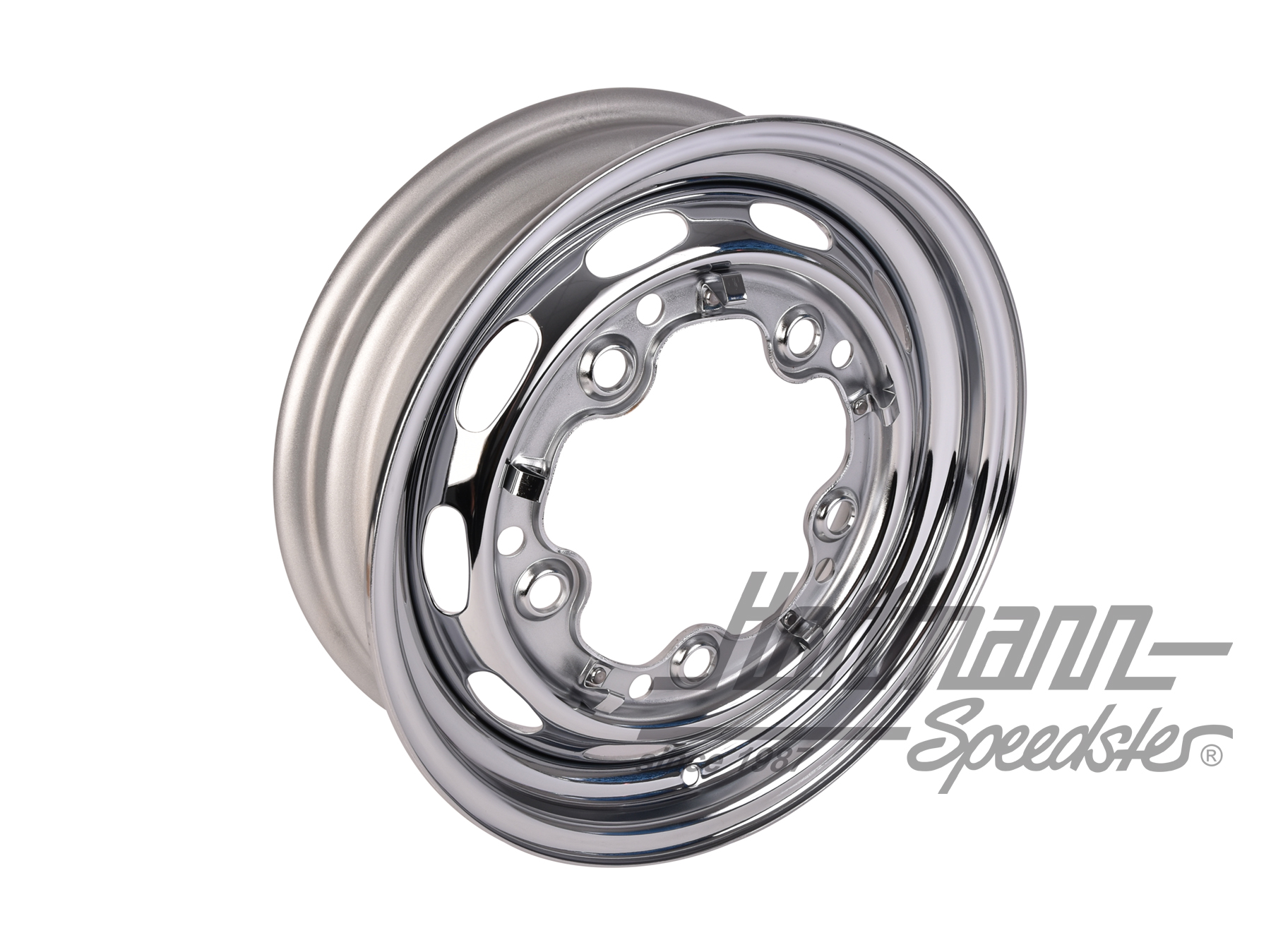 Llanta cromada, estilo 356, 4.5x15, ET25 | VW 40 C | 070-8034