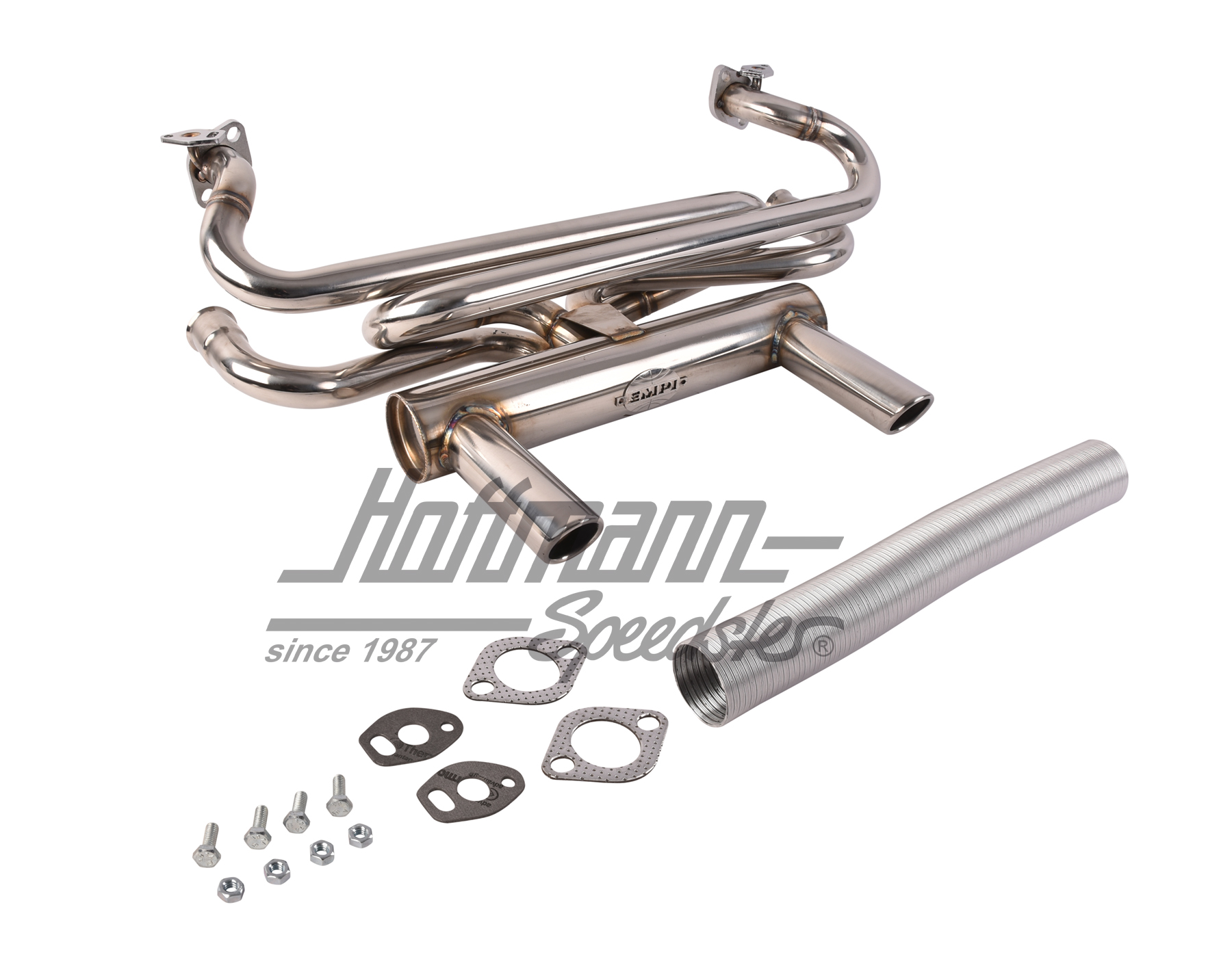 Escape deportivo, Sport-Style 2, acero inoxidable, | 00-3761-0 | 020-3683-10