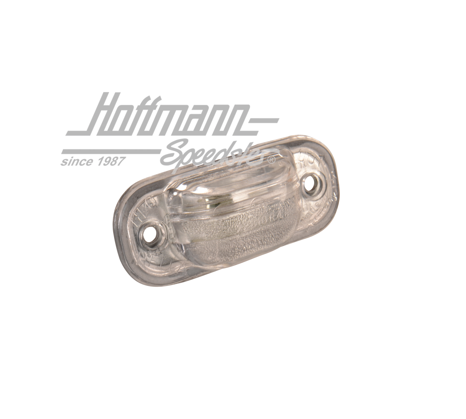 Vidrio, luz de matrícula, Furgoneta T3, Hella | 251 943 021 A | 340-5100