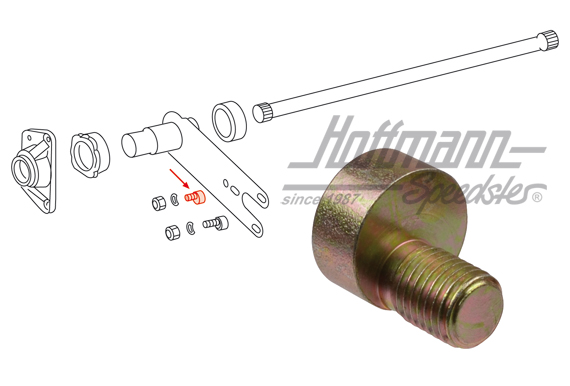 Tornillo excéntrico,
 eje posterior, 65-89                                                         