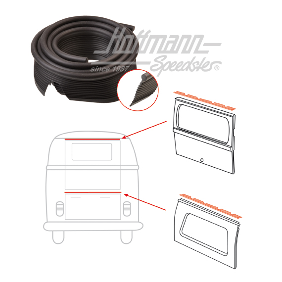 Burlete, bisagra portón trasero / cubierta motor | 211 829 191 A | 089-0450