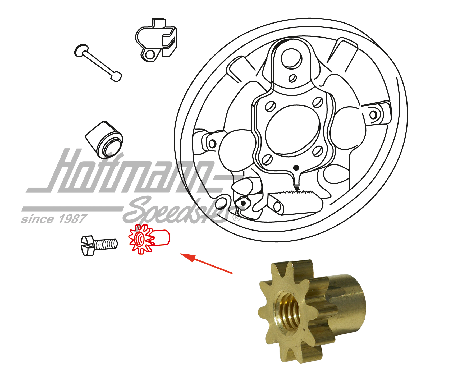Tuerca de ajuste | 113 609 205 A | 020-4066