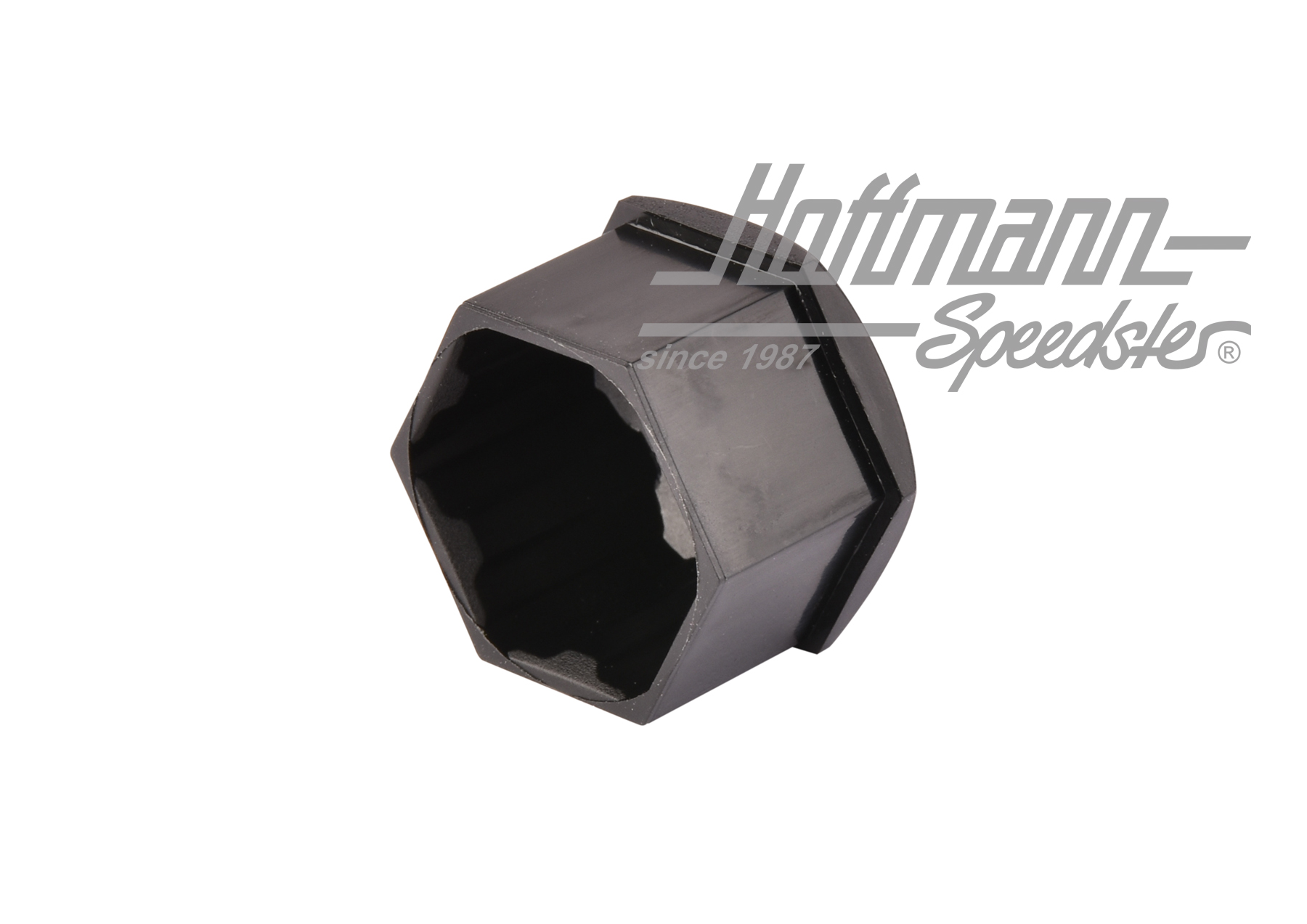 Caperuza de tornillo de rueda, 17 mm, negra                                                         