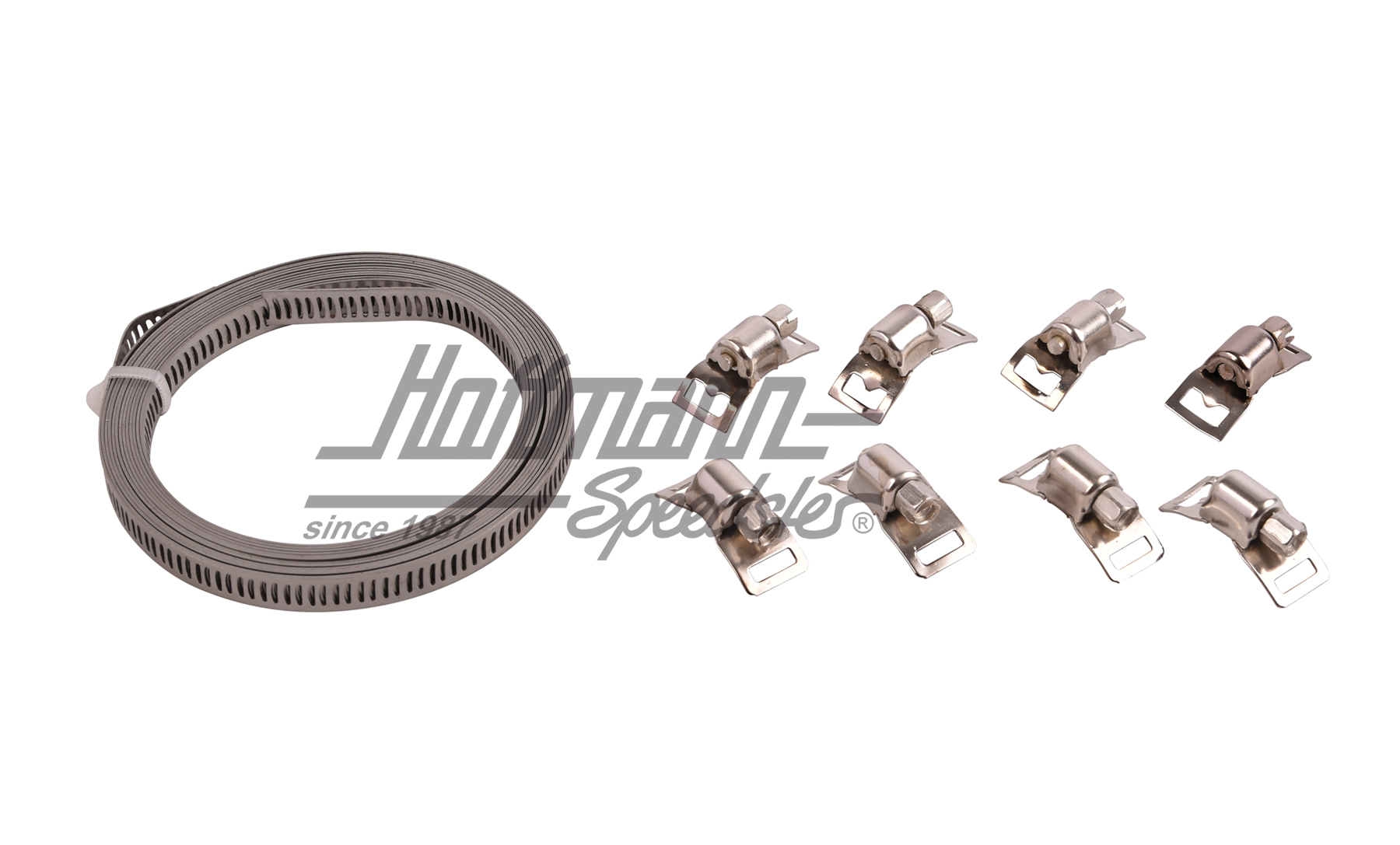 Abrazadera de tubo flexible, continua, 100 cm de largo |  | 020-0501-10