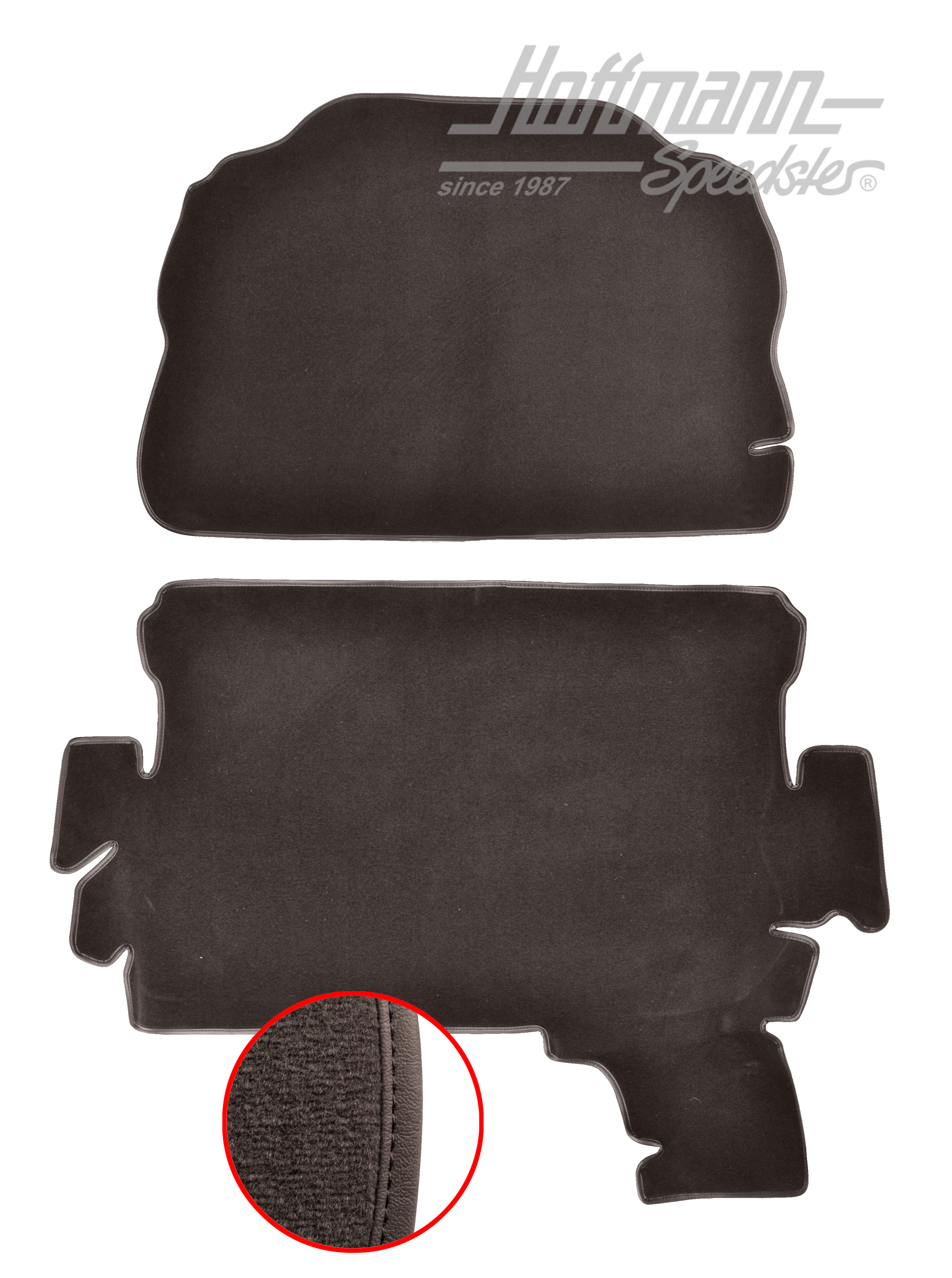 Juego de alfombrillas, maletero, 1303, gris antracita |  | 026-6622