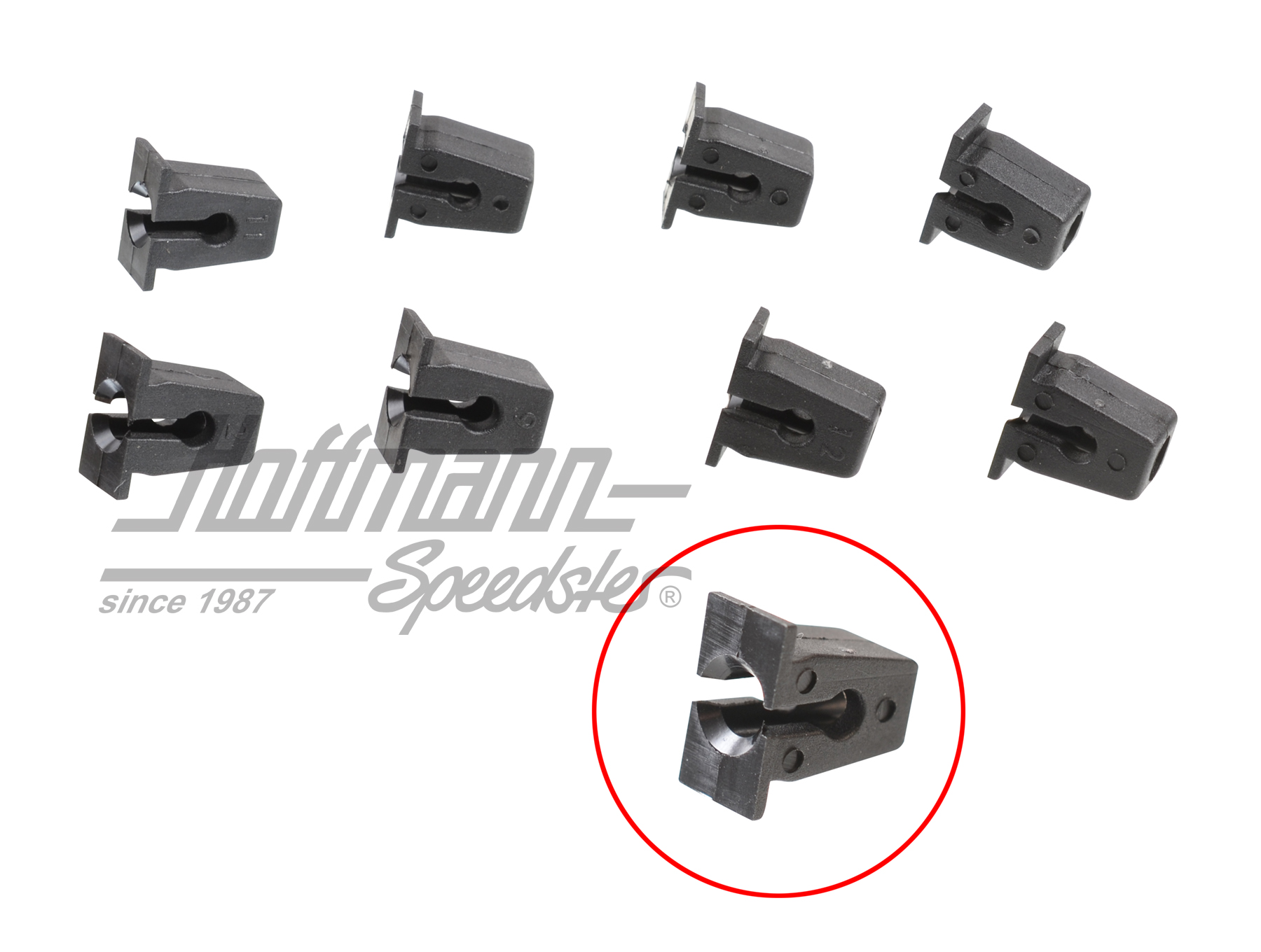 Tuerca de inserción, revestimiento pasarrueda (juego) | 811 807 577 C | 208-1138