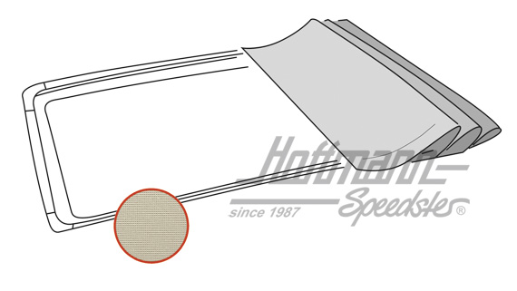 
Funda de techo plegable
, Golf 2, PRFV, blanca | --------- | 208-5580-50