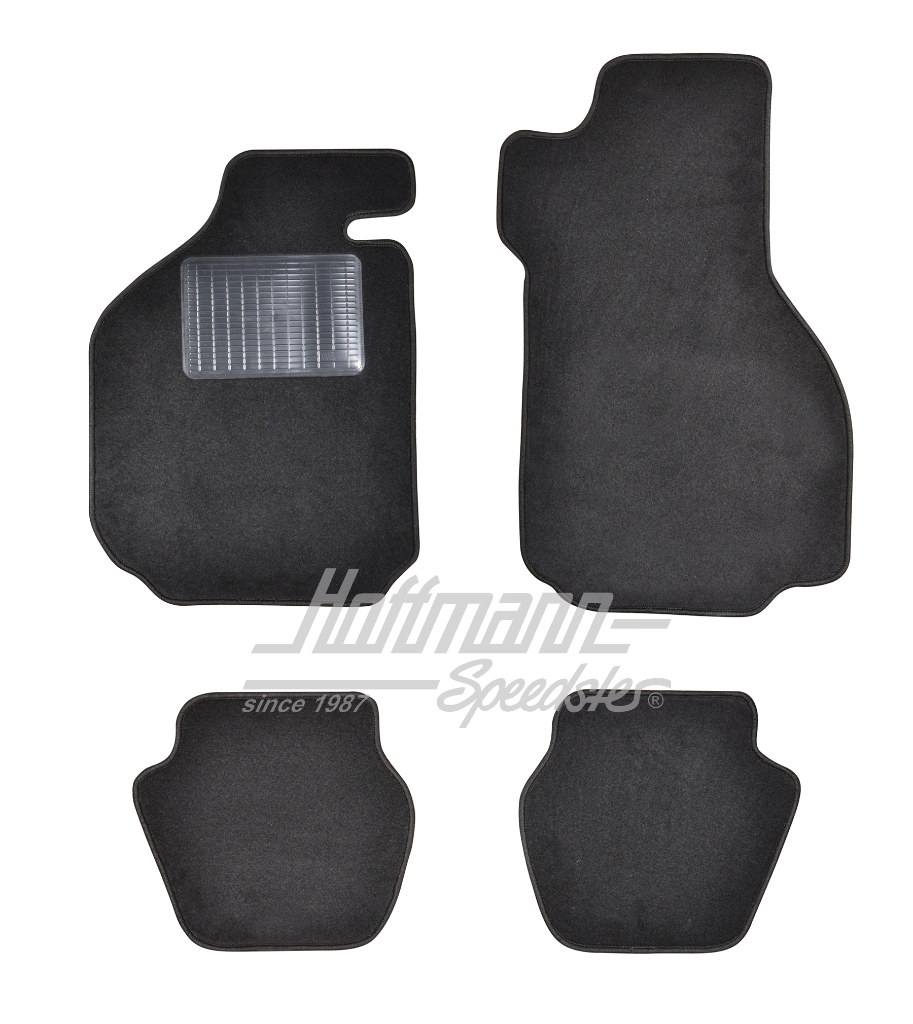 Alfombrillas, 74-89, Targa/Cabriolet, negro
                                                       
