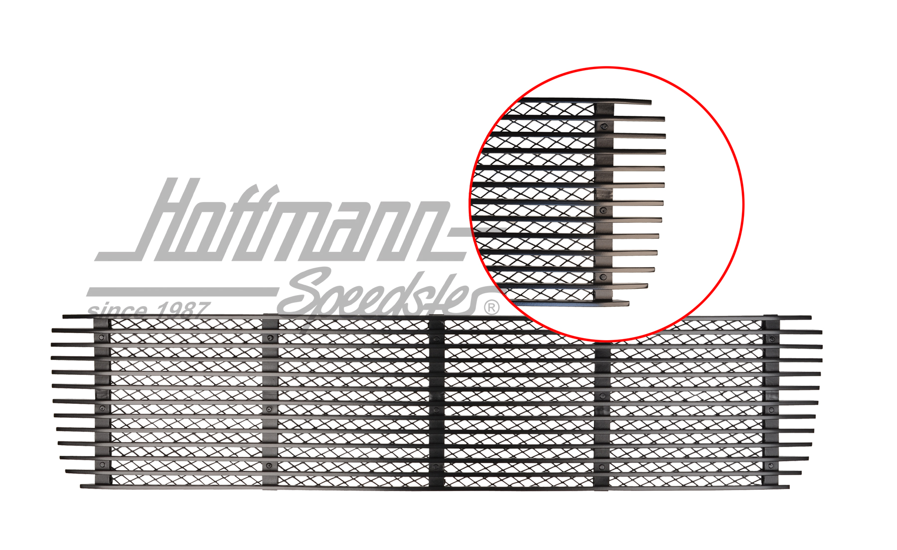 Rejilla capot, negra, 72-73                                                                         