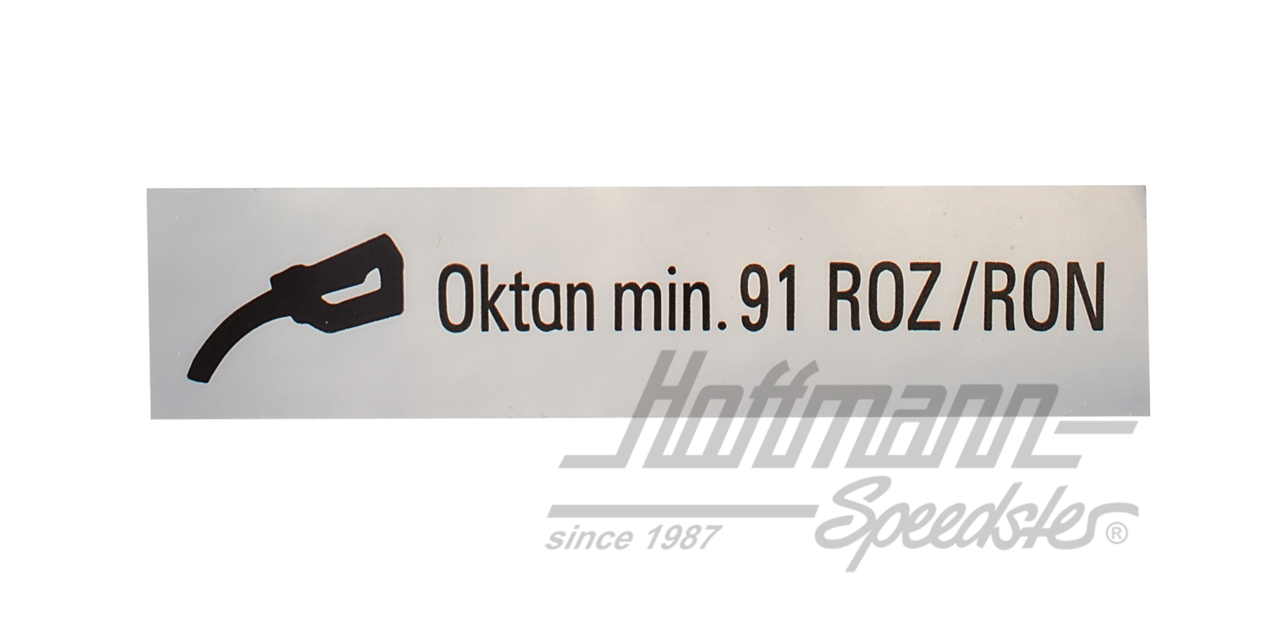 Pegatina "Oktan min.91 ROZ/RON" |  | 021-0199-80