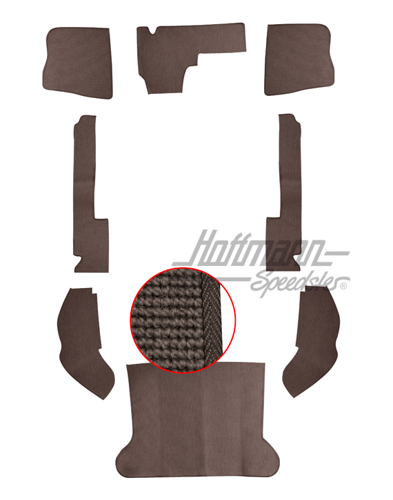 Juego de alfombras, Sedán, 64-67, hilado de pelo, antracita |  | 026-5025-02