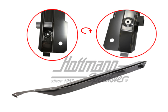 Larguero de reparación, Cabrio, 1302/03, izqdo. | 151 801 131 D | 050-1483-11