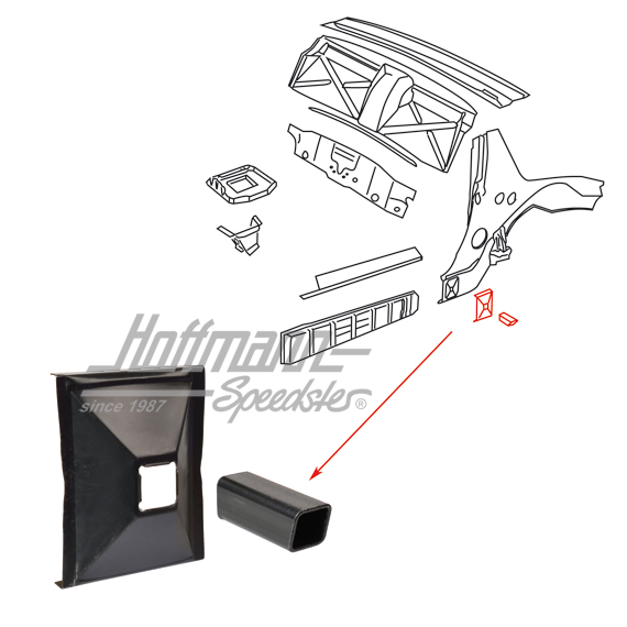 Soporte del gato, 914, izquierda / derecha                                                          