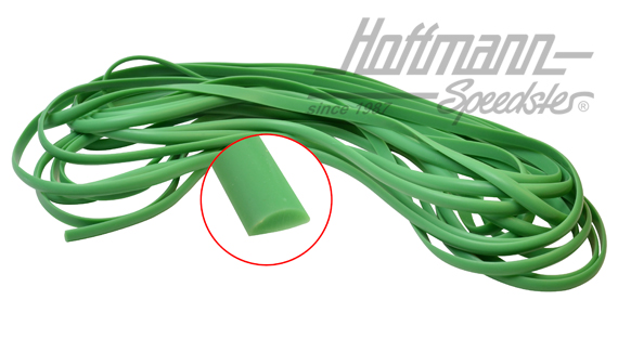 Burlete de moldura, Furgoneta T1 Samba, verde terciopelo                                            