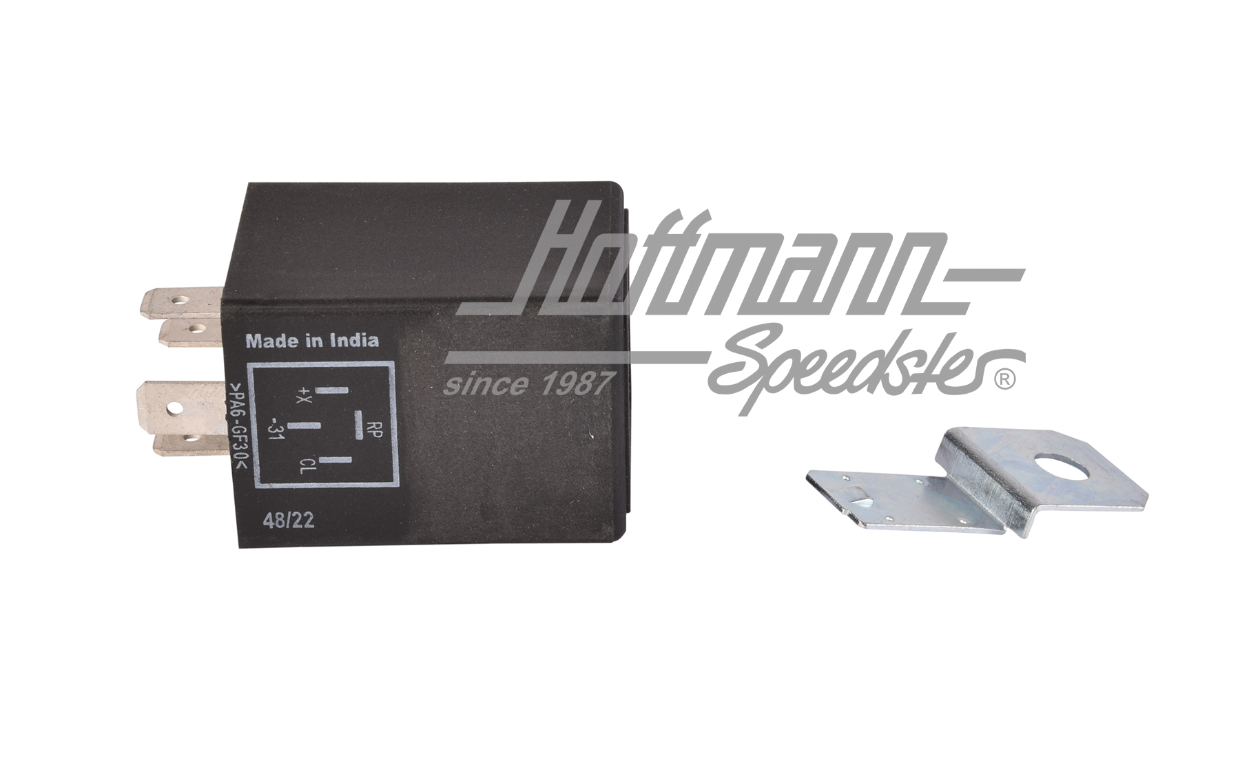 Relé de accionamiento intermitente, electrónico, 12 voltios.                                        