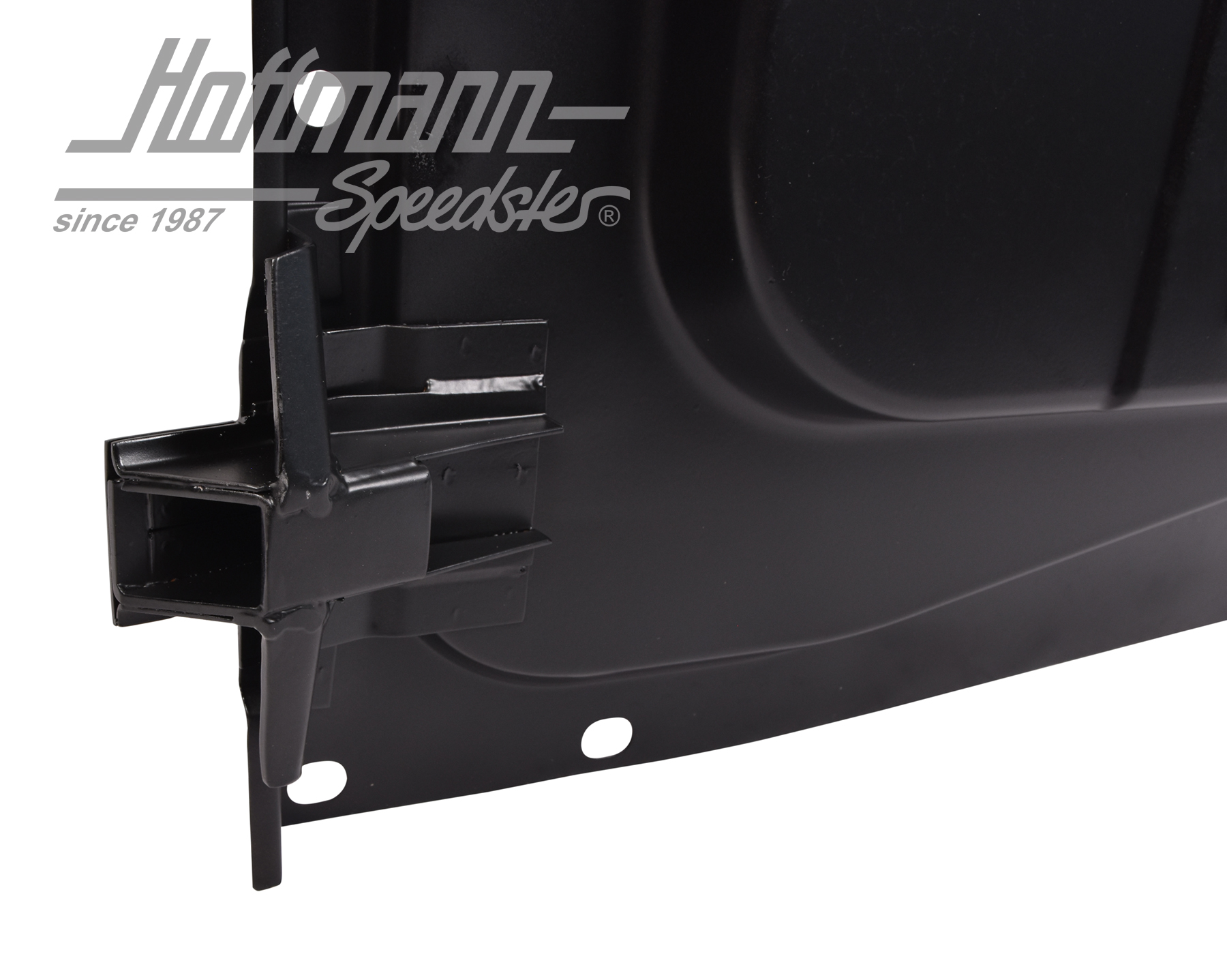 Mitad de placa de fondo, Karmann Ghia, 8.55-7.63, derecho, Calidad Superior                         