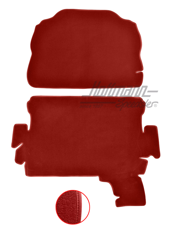 Juego de alfombrillas, maletero, 1303, rojo |  | 026-6626