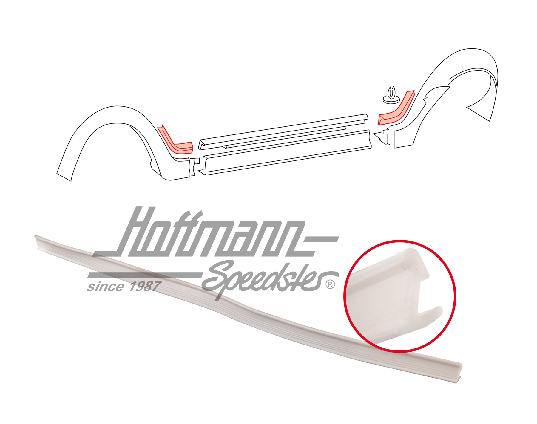 Burlete, extensiones de paso de rueda
, 90E | 155 853 977 90E | 180-7284