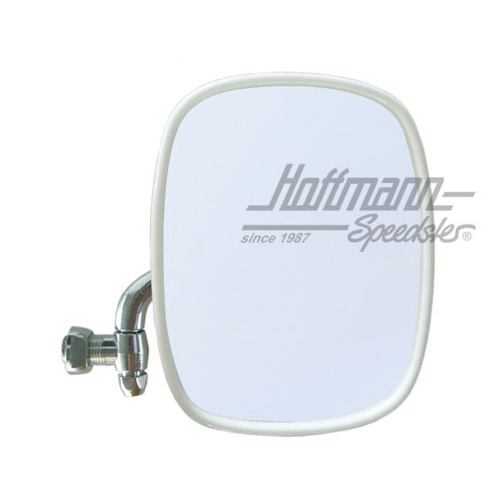 Retrovisor exterior, Furgoneta T2, 67-79, cromado, blanco, derecho | 211 857 514 F  weiß | 097-1072