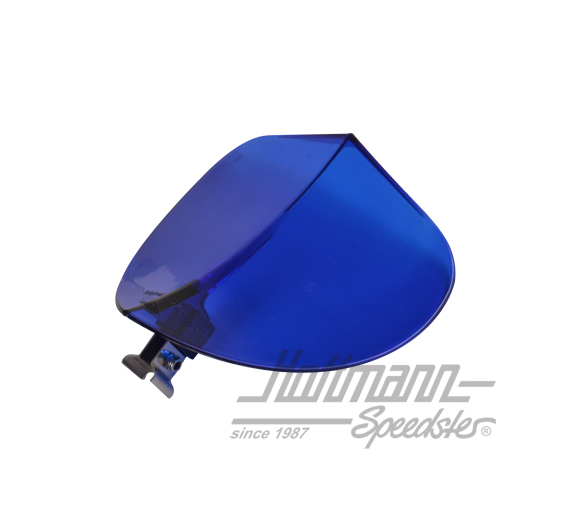 Turbulenciador, parabrisas, azul                                                                    