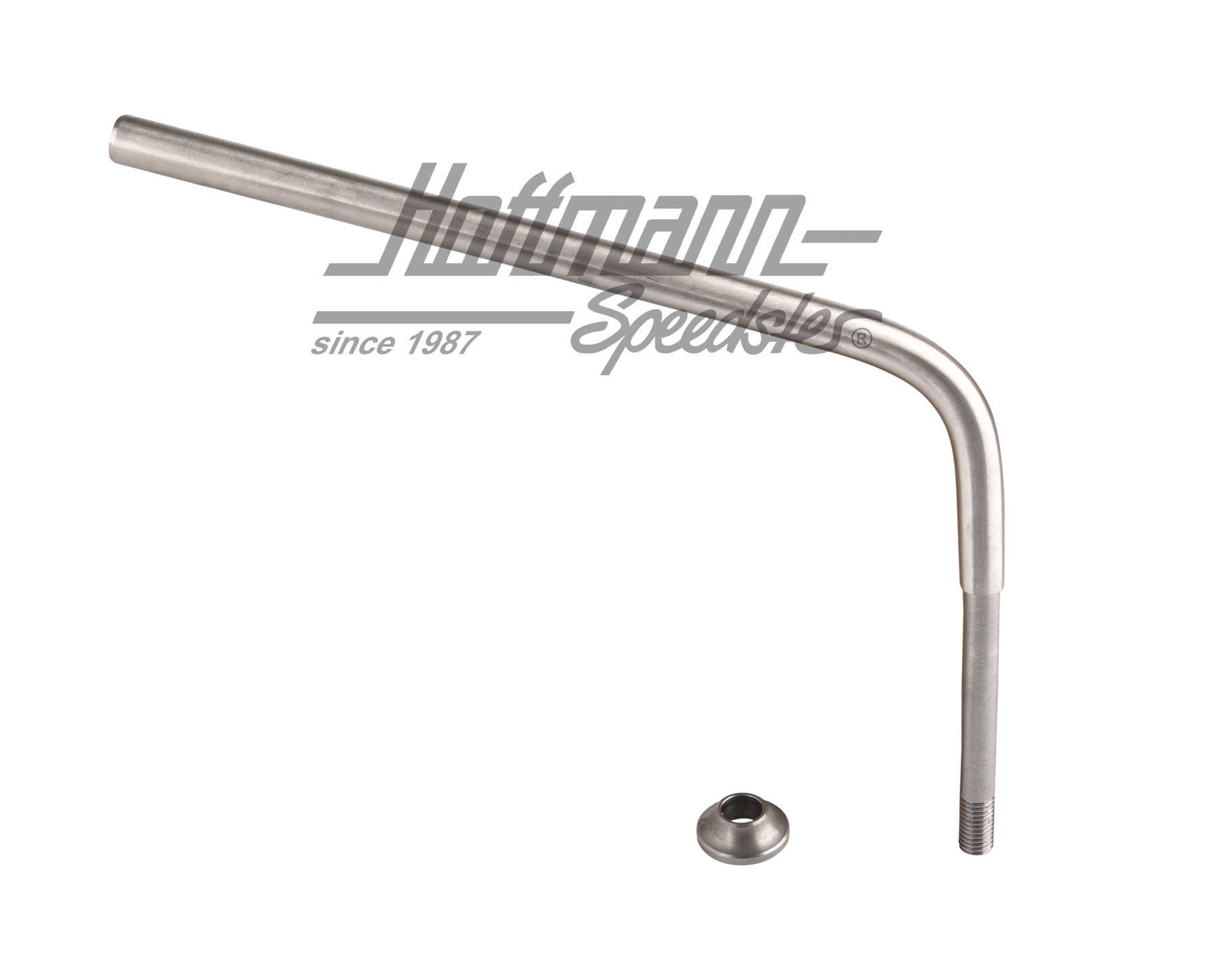 Brazo de espejo, bisagra de puerta, 8mm, acero, izqda. | 211 857 528A SS | 089-5018-11