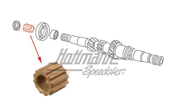 Casquillo de guía, árbol principal, 1.5-1.8 | 020 311 107 C | 170-2240