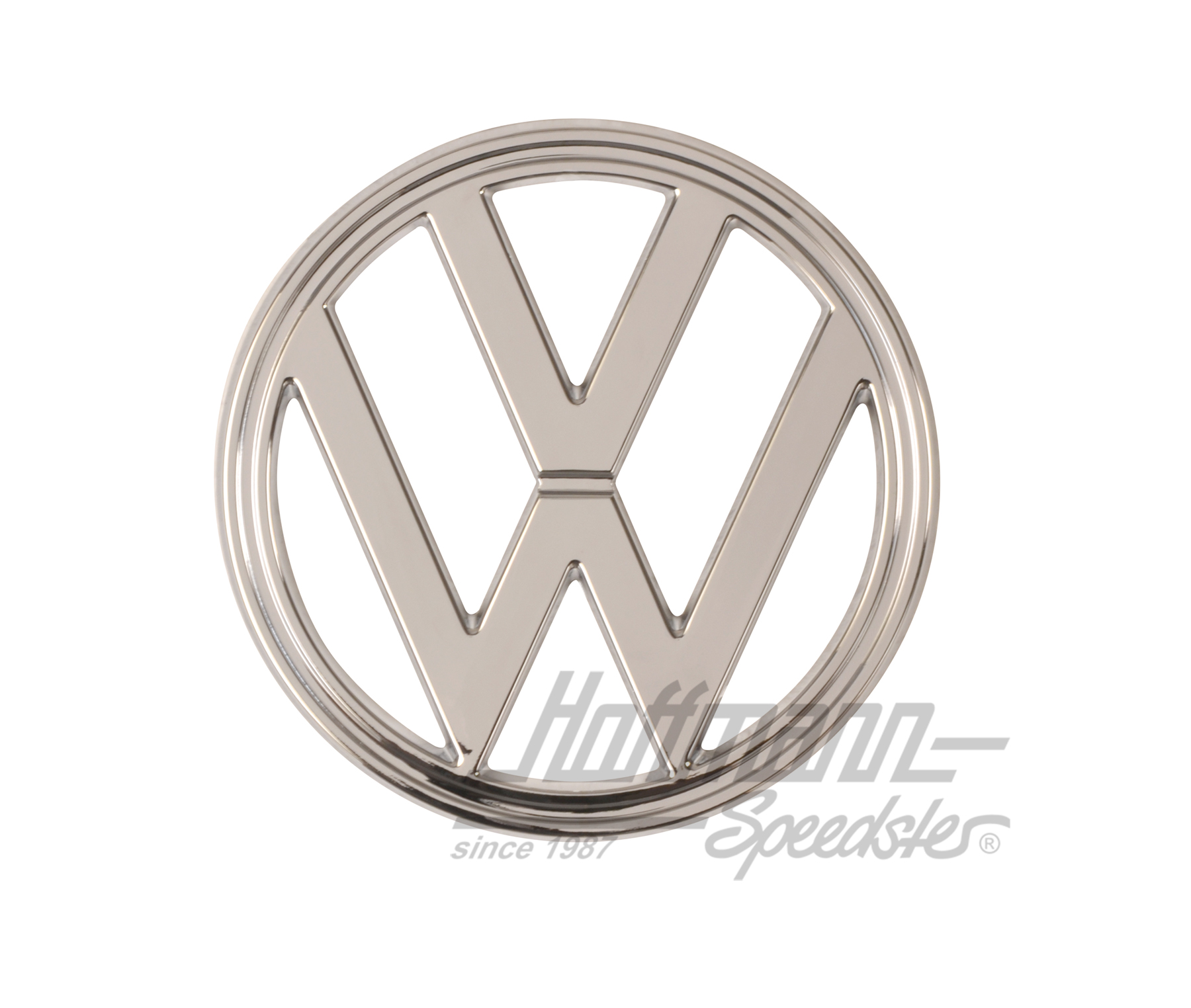Emblema, anterior, Furgoneta T2, cromado, 180 mm | 241 853 601 E | 097-1081