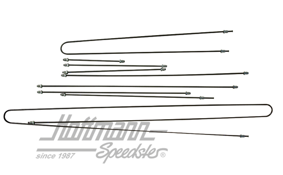 Kit de tubería de freno, Furgoneta T1, 3.55-2.56 | 211 698 005 A | 089-2550-06