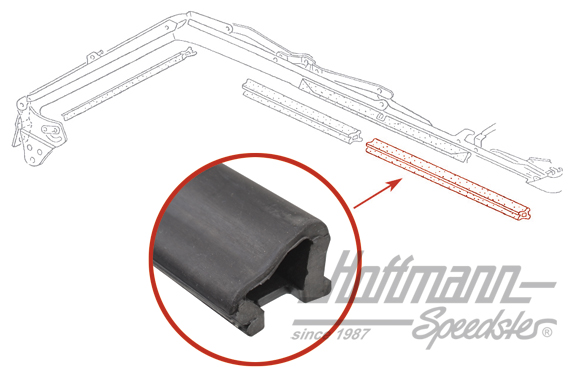 Junta de capota, puerta, superior, derecha | 155 871 358 E | 180-4012