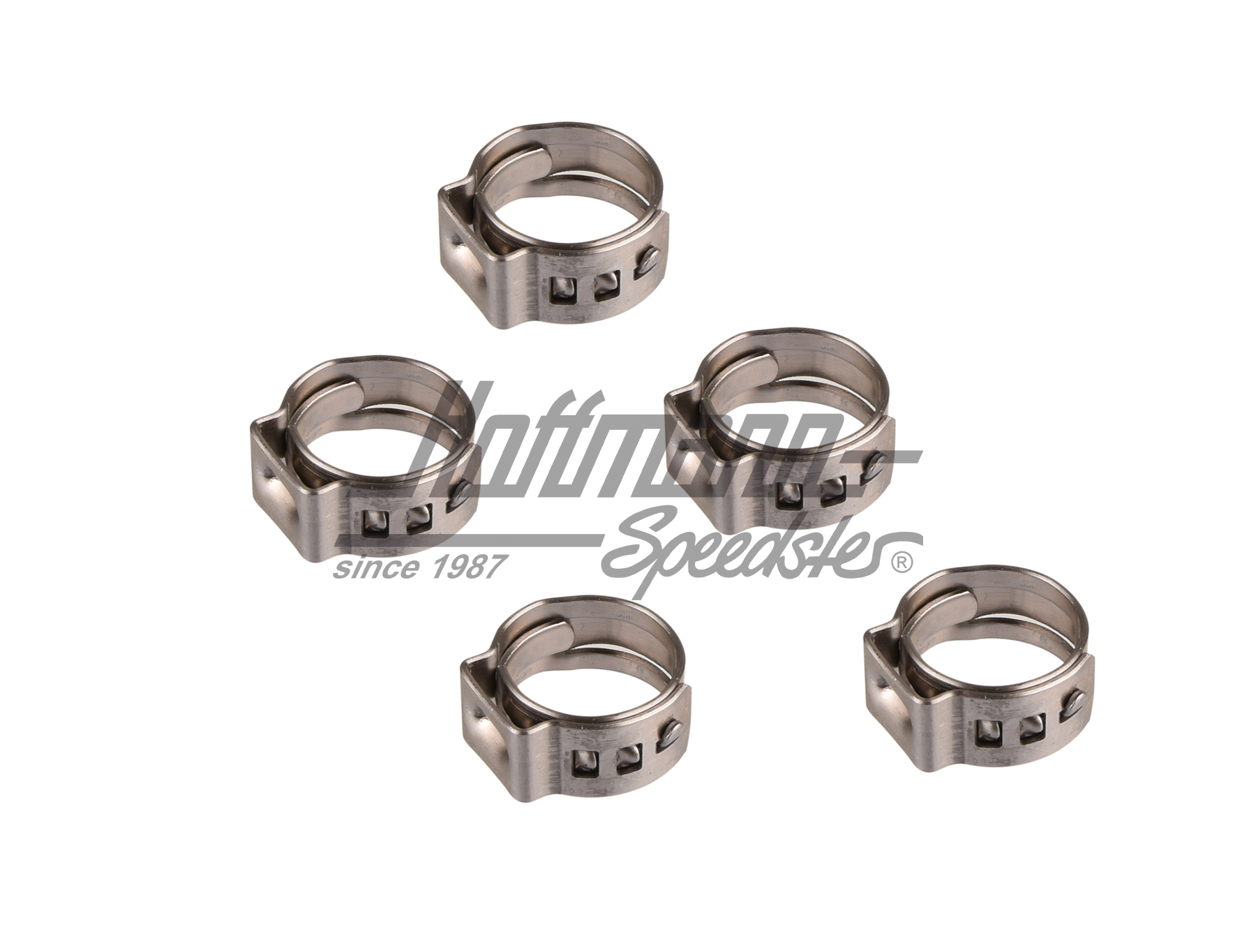 Abrazaderas de una oreja, ajustable, 9.8-12.3 mm | --- --- --- | 020-0505-12