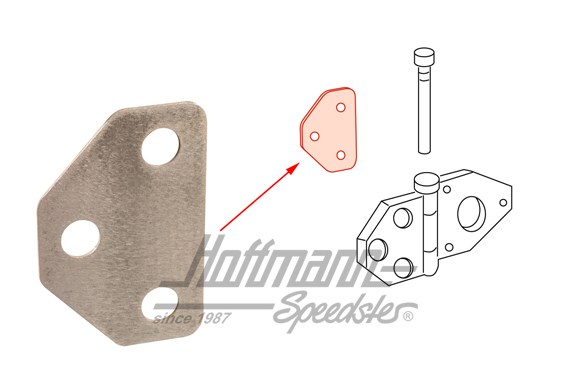 Soporte, bisagra de puerta, superior / inferior                                                     