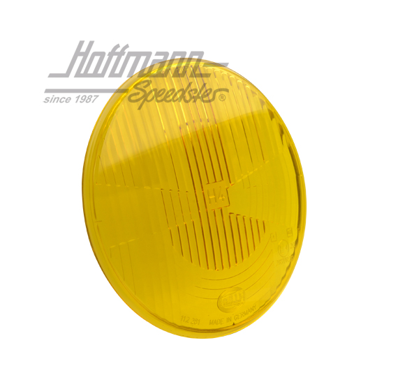Cristal de faro, H4, Hella, 67-73, giallo | 9EL 112 281-001G | 020-4455-42