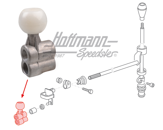 Dedo de mando,  1.0-1.3, 5-marchas | 191 711 233 | 207-2135