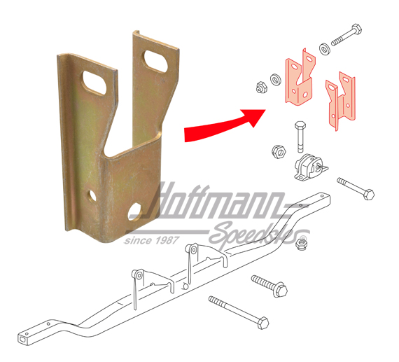 Soporte, montaje motor, 1.6, 71-79                                                                  