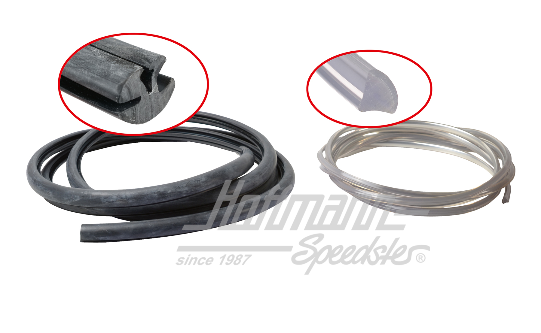 Junta de cristal lateral, T3 modificado Cajón | 251 845 321 VAN | 350-5420