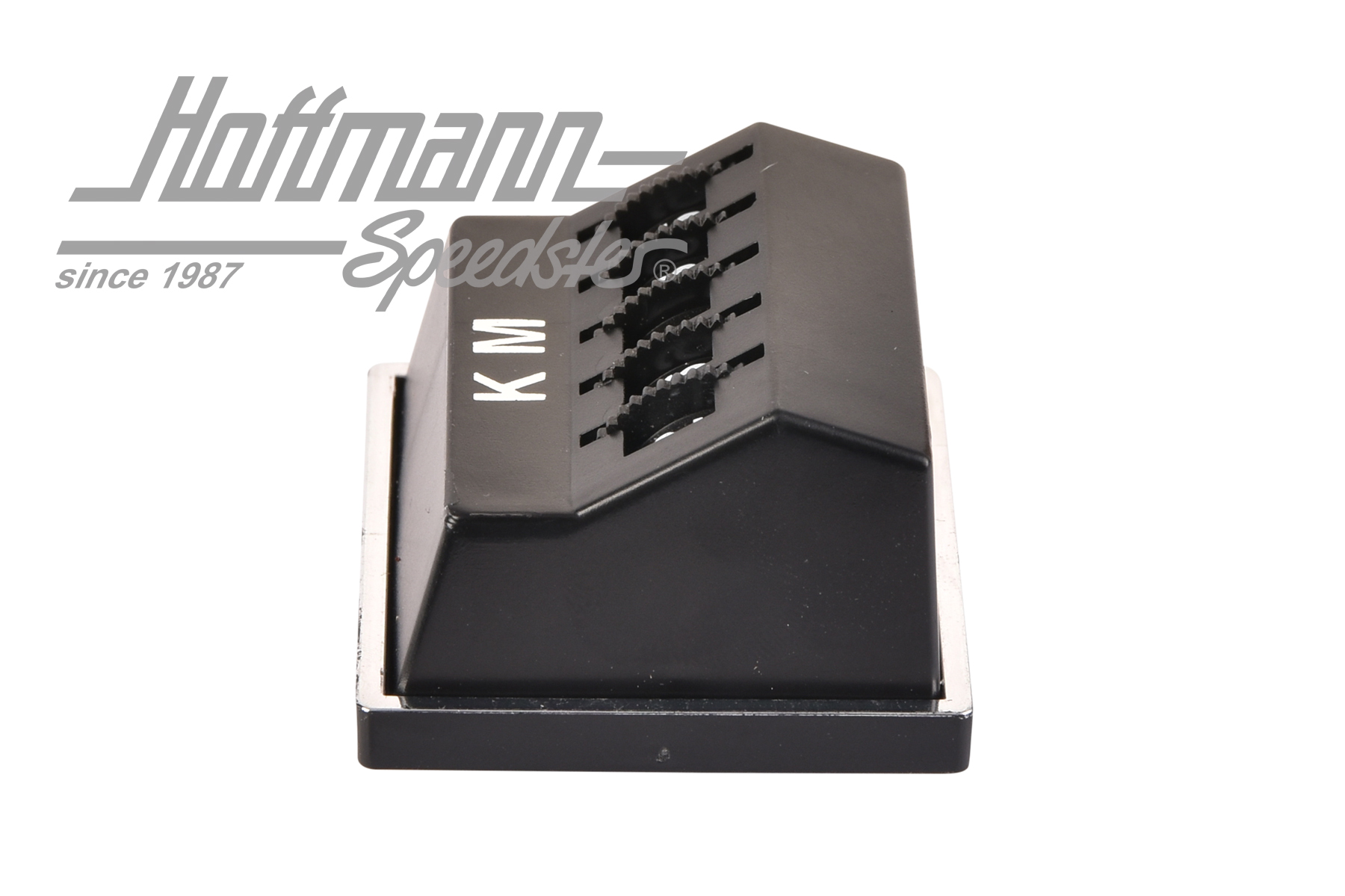 Cuentakilómetros parcial, "KM", negro                                                               