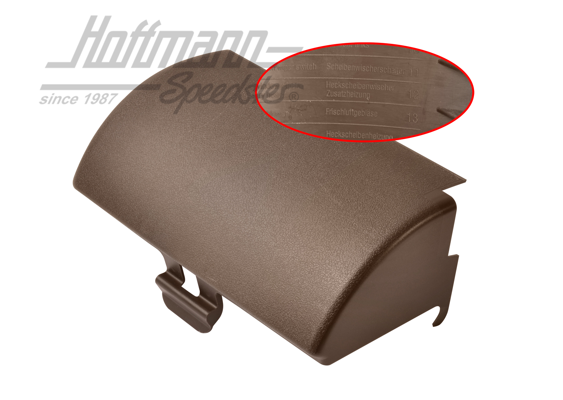 Cobertura, caja de fusibles, marrón | 251 937 071  90V | 360-0100-10