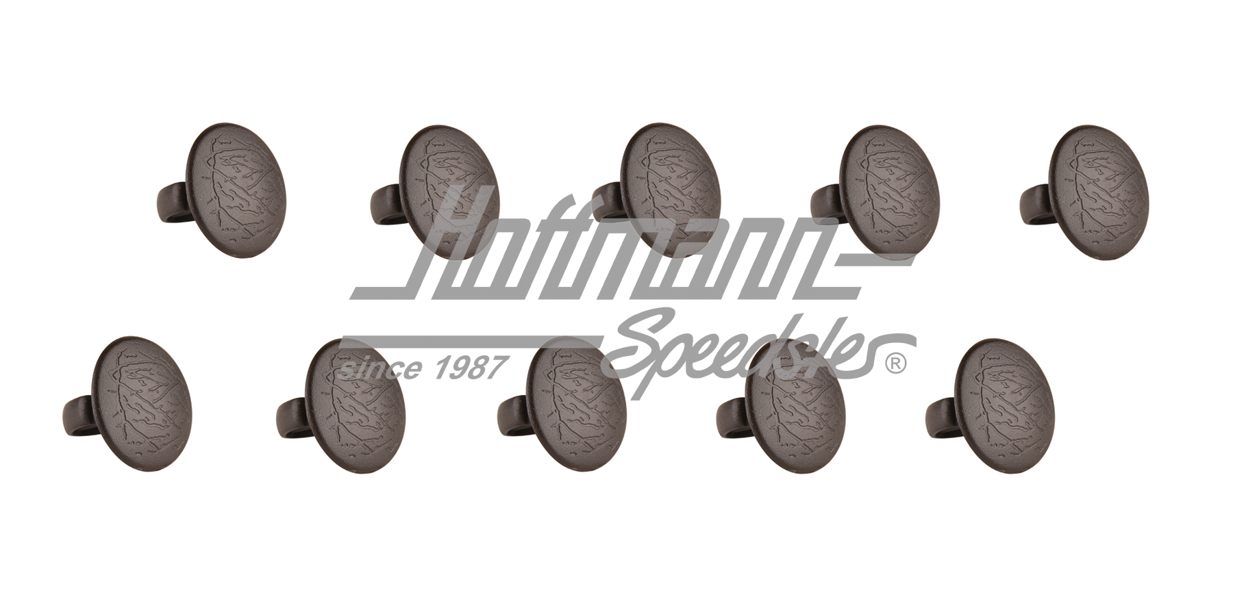 Clips, paneles, Furgoneta T3, marrón | 251 867 299  90V | 360-1551-26