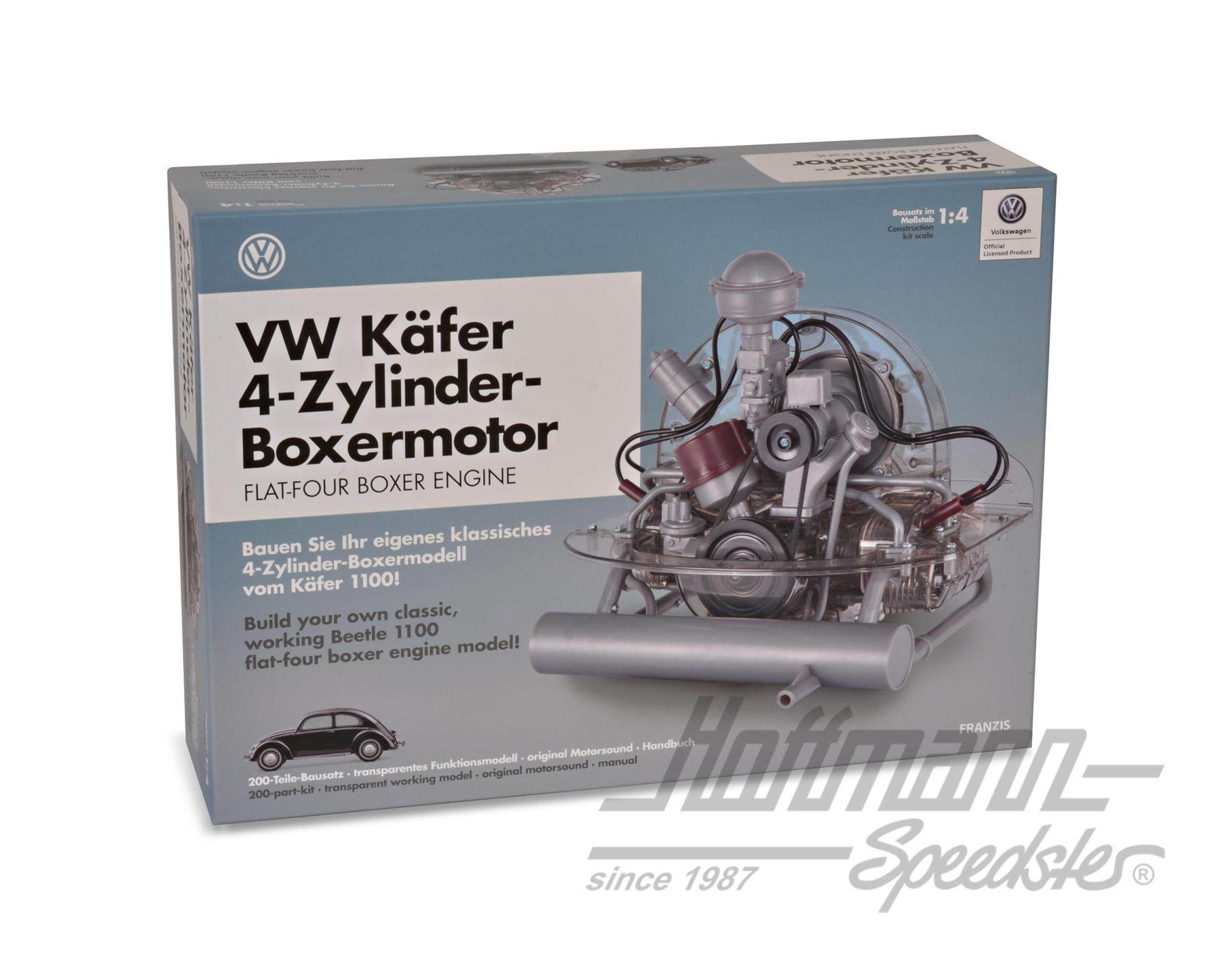 VW Escarabajo, motor boxer de 4 cilindros, maqueta | 40 19631 67038-0 | 046-1000