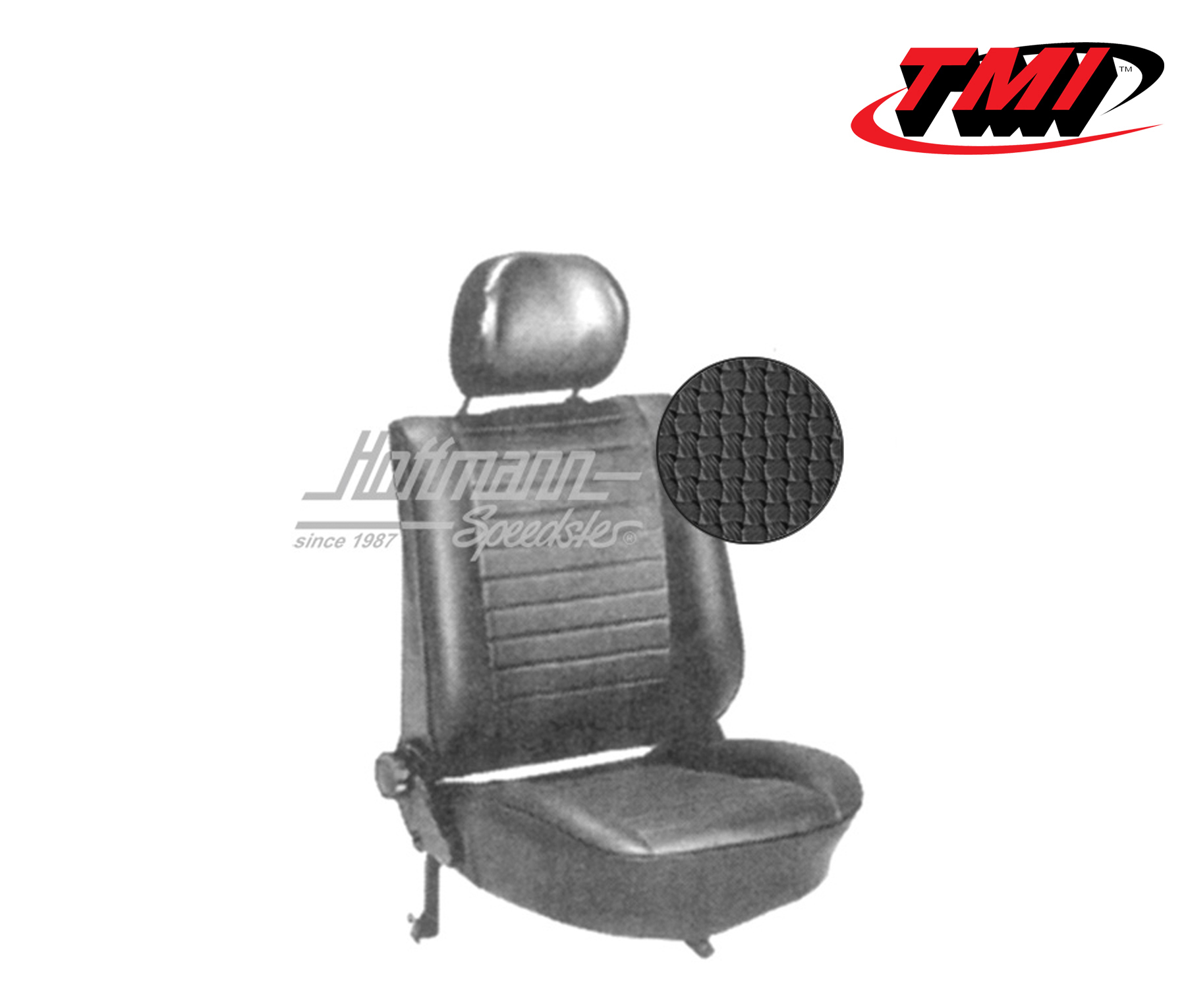 Fundas de asientos, Sedán, 8.76-, tejido de cesta, negro | 43-1129-01 | 055-5440