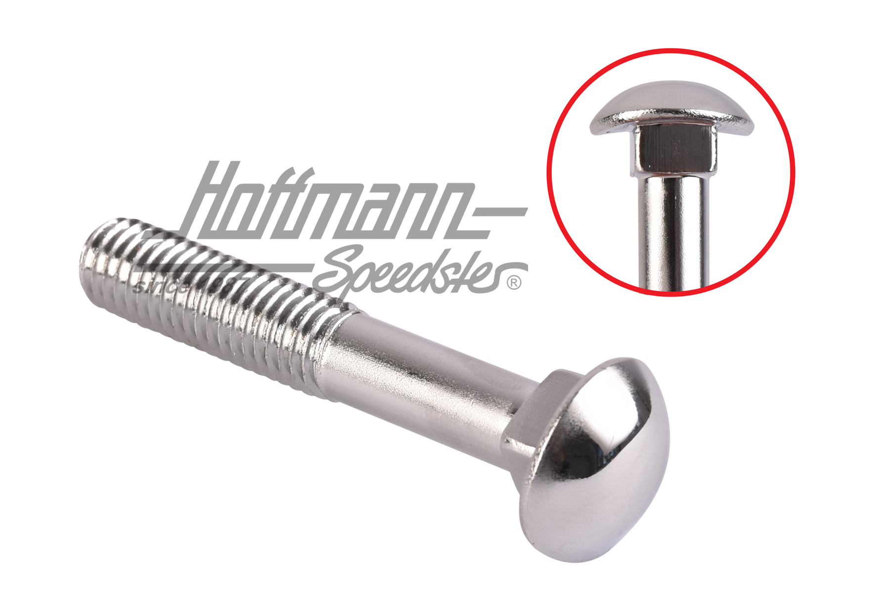 Tornillo decorativo de parachoques, cromado, M8x55 | 311 707 141 C | 069-9291