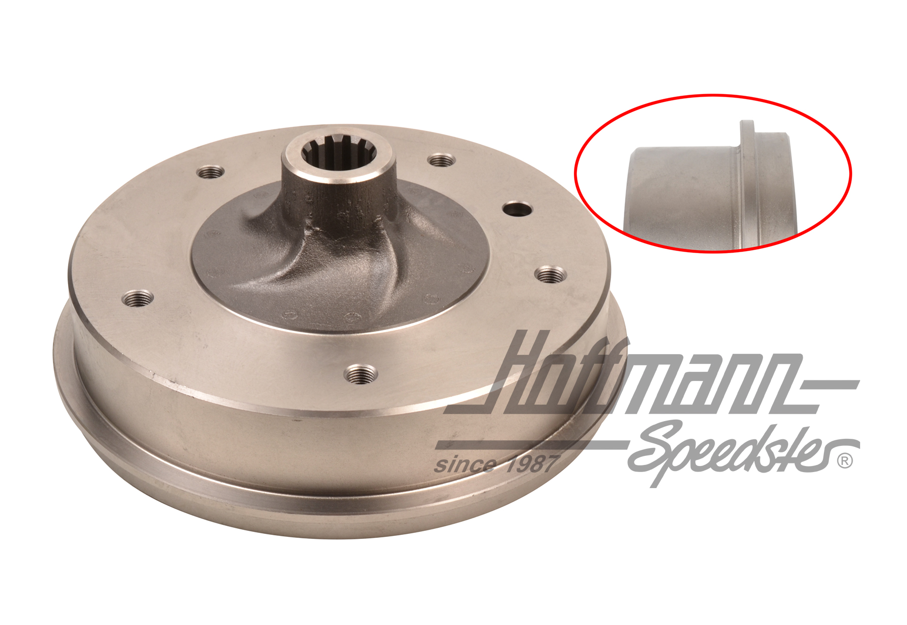 Tambor de freno, posterior, Furgoneta T1, 8.63-7.67 | 211 501 615 E | 089-2648