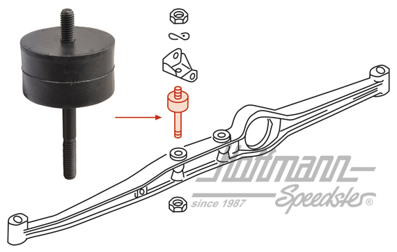 Soporte motor, 912, 914/4, izquierda / derecha, anterior | 039 199 231 | 600-1800