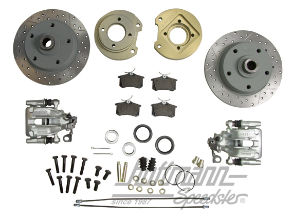 Freno de disco HA, perforado, 5 agujeros,/círculo de agujero 130, brazo oblicuo                     