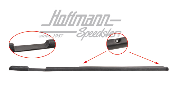 Perfil tapicería, cuadro de instrumentos, superior | 181 857 871 A | 080-5077