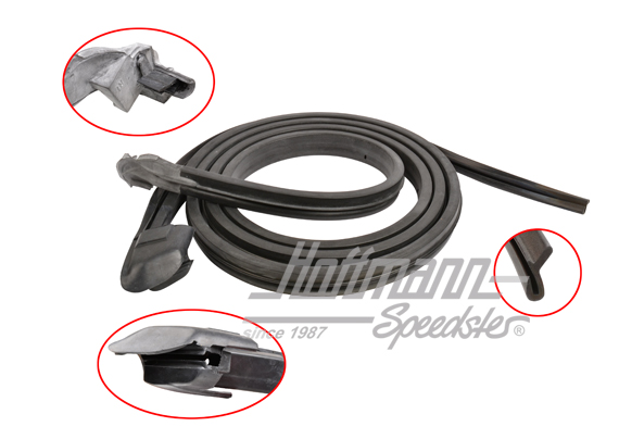 Junta de puerta, Golf 1 Cabrio 8.83-, derecha | 155 837 912 E | 180-4002