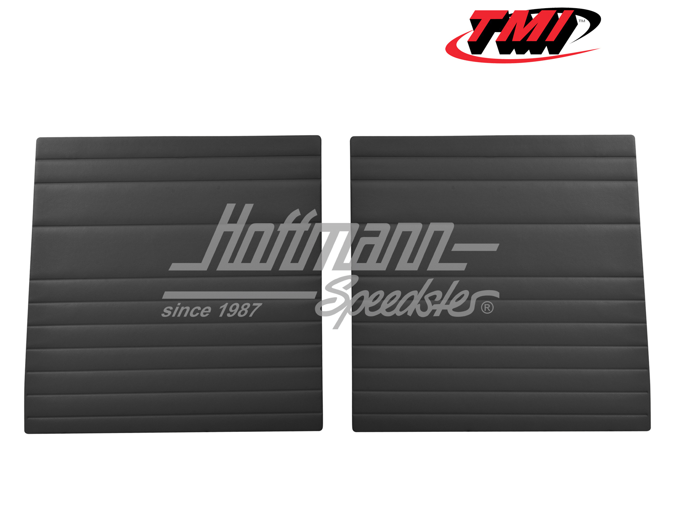 Paneles del respaldo de banco de asiento, negro (2) | 10-2122-11  ALT | 098-0553-01