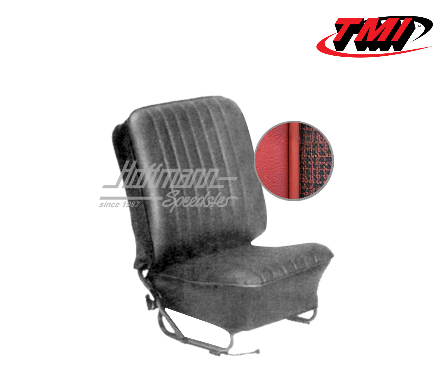 Fundas de asientos, Cabriolet, 57-64, tejido mesh, rojo ladrillo | 43-1322-23-338 | 055-6617-15