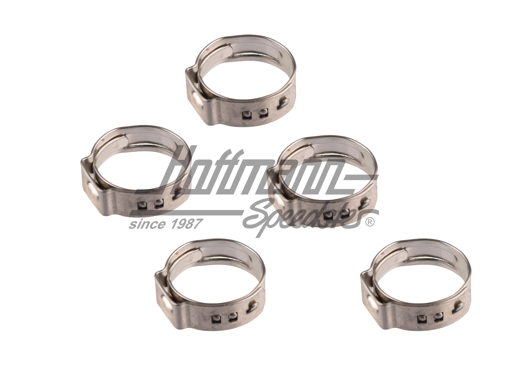 Abrazaderas de una oreja, ajustable, 15.3-18.5 mm | --- --- --- | 020-0505-31