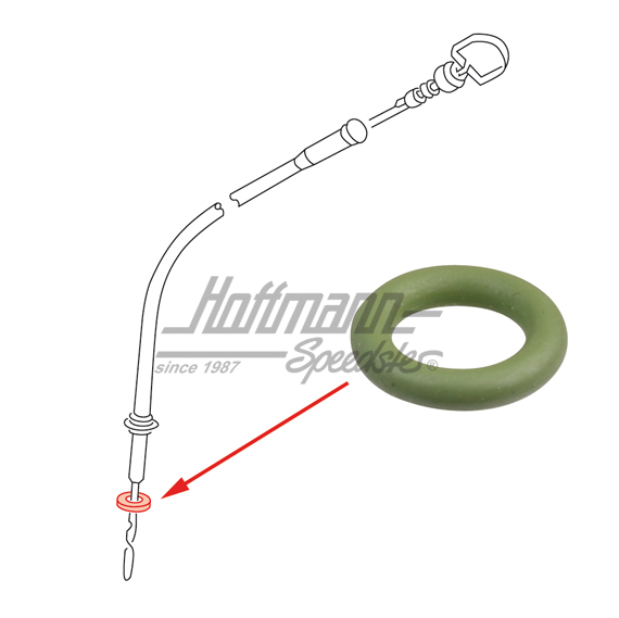 Junta anular, tubo/varilla de nivel de aceite, Furgoneta T3 | N  900 322 03 | 307-3000